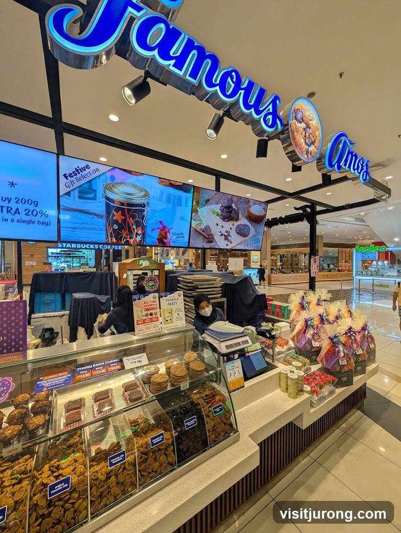 Famous Amos Cookie Stall
