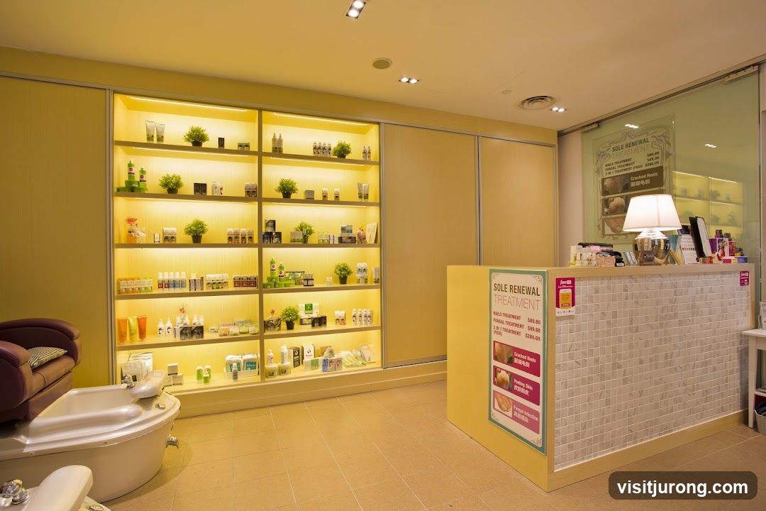 Spa Interior with Products and Treatments