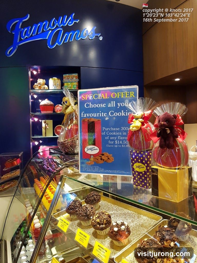 Famous Amos Cookies Display