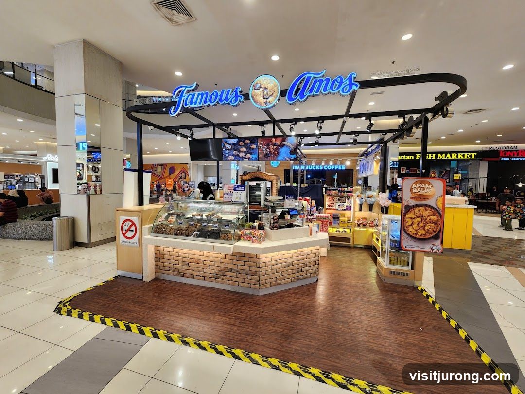 Famous Amos Cookie Stall