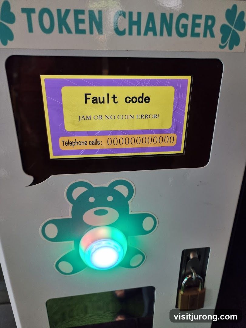 Token Changer Machine Error