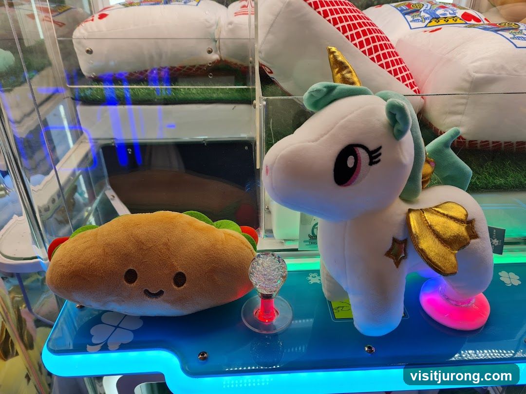 Plush Toys in Claw Machine