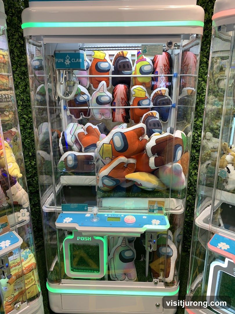 Claw Machine with Among Us Plush Toys