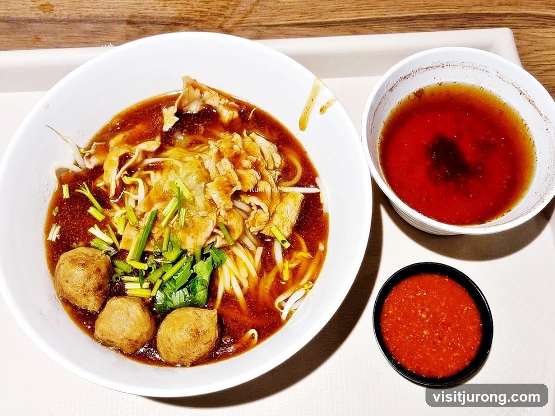 Noodle Soup with Meatballs