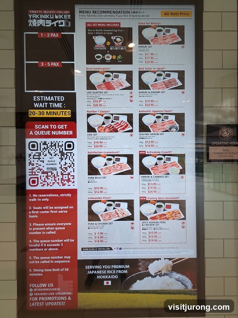 YAKINIKU LIKE MENU RECOMMENDATION
