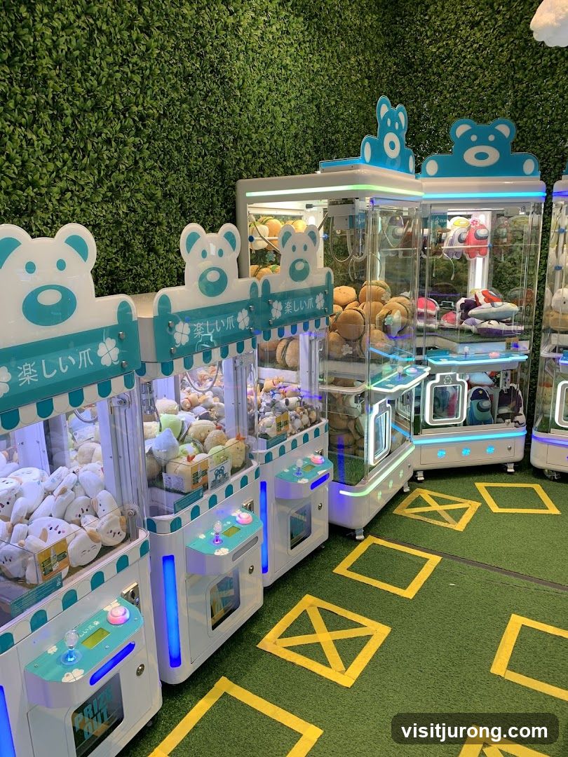 Claw Machines with Plush Toys