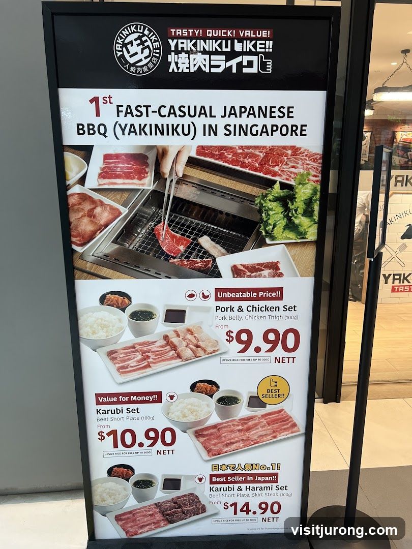 Yakiniku Like Menu Board