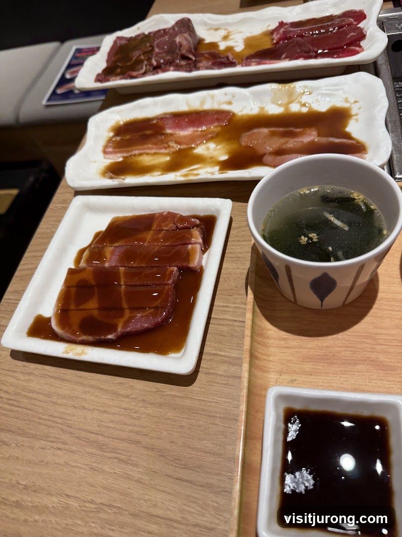Assorted Meats and Soup