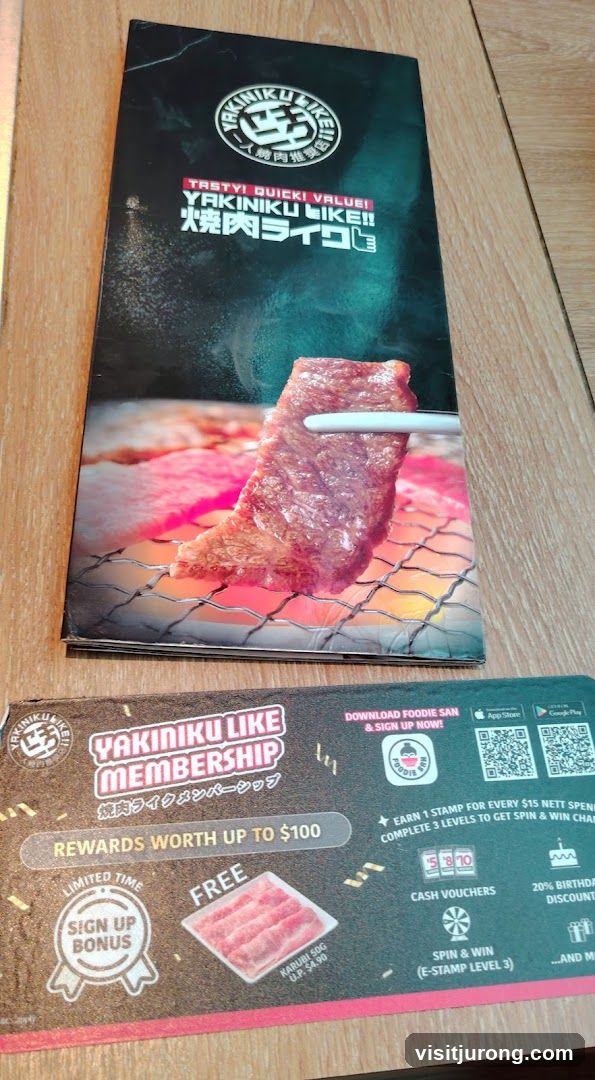 Yakiniku Like Membership Flyer