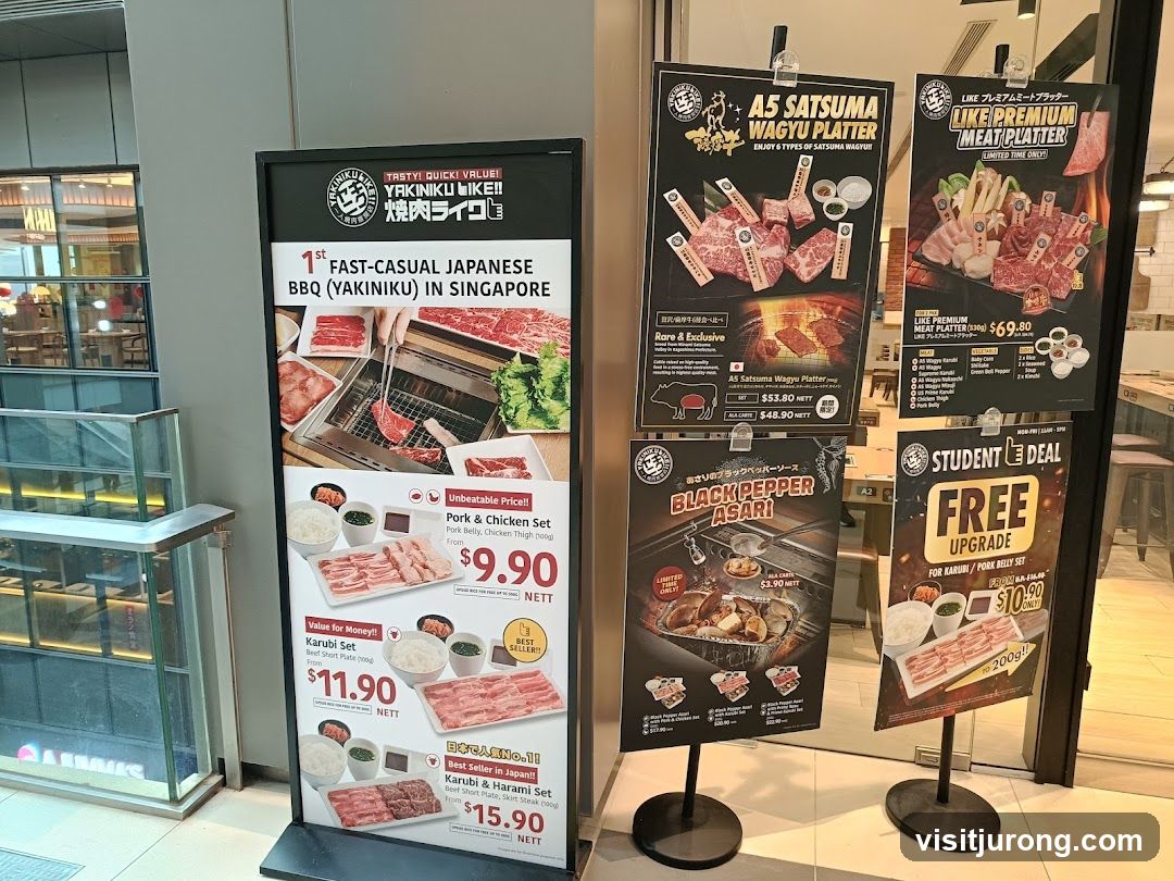 Yakiniku Like! Menu and Promotions