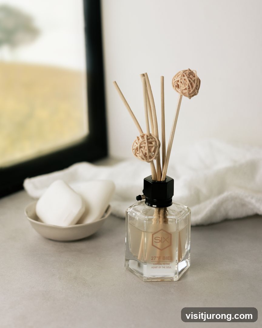 Reed Diffuser with Decorative Elements