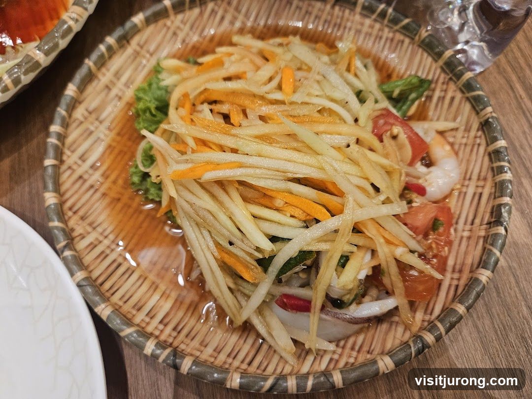 Papaya Salad with Shrimp and Squid