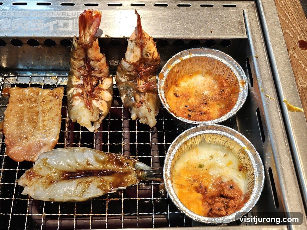 Grilled Seafood and Meat