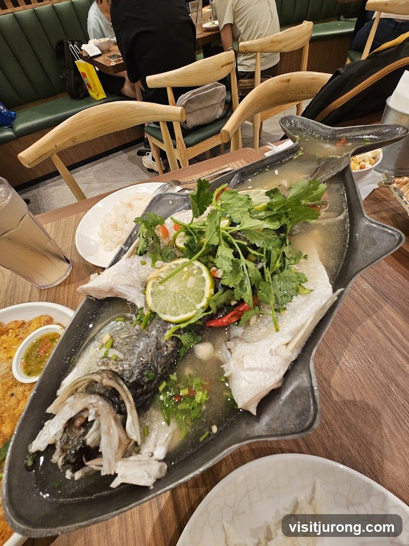 Steamed Fish with Lime and Chili