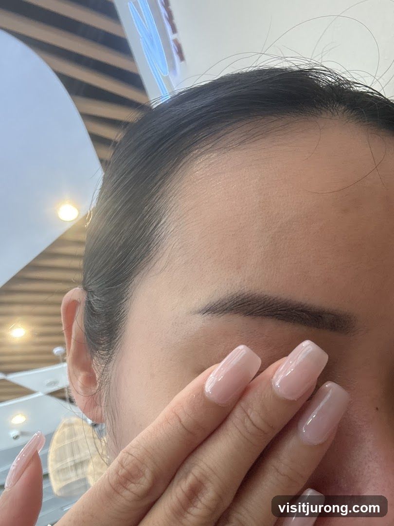 Woman's Face and Nails