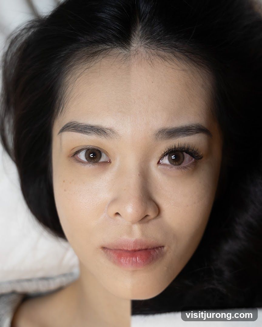 Before and After Eyelash Extension