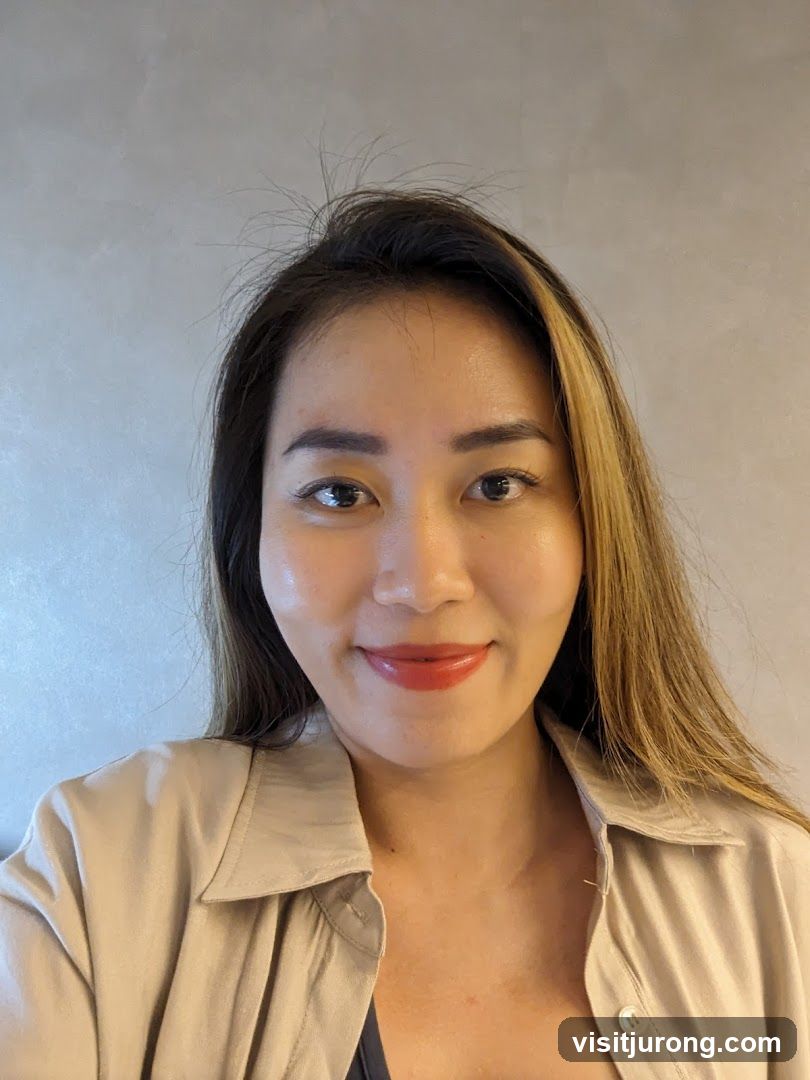 Woman with makeup