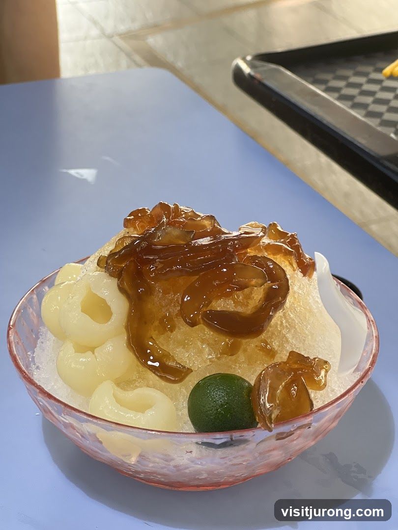 Shaved Ice Dessert