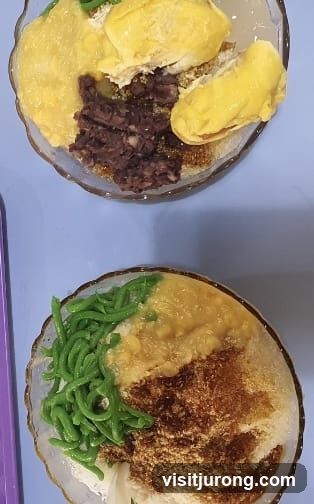 Desserts with Durian and Chendol