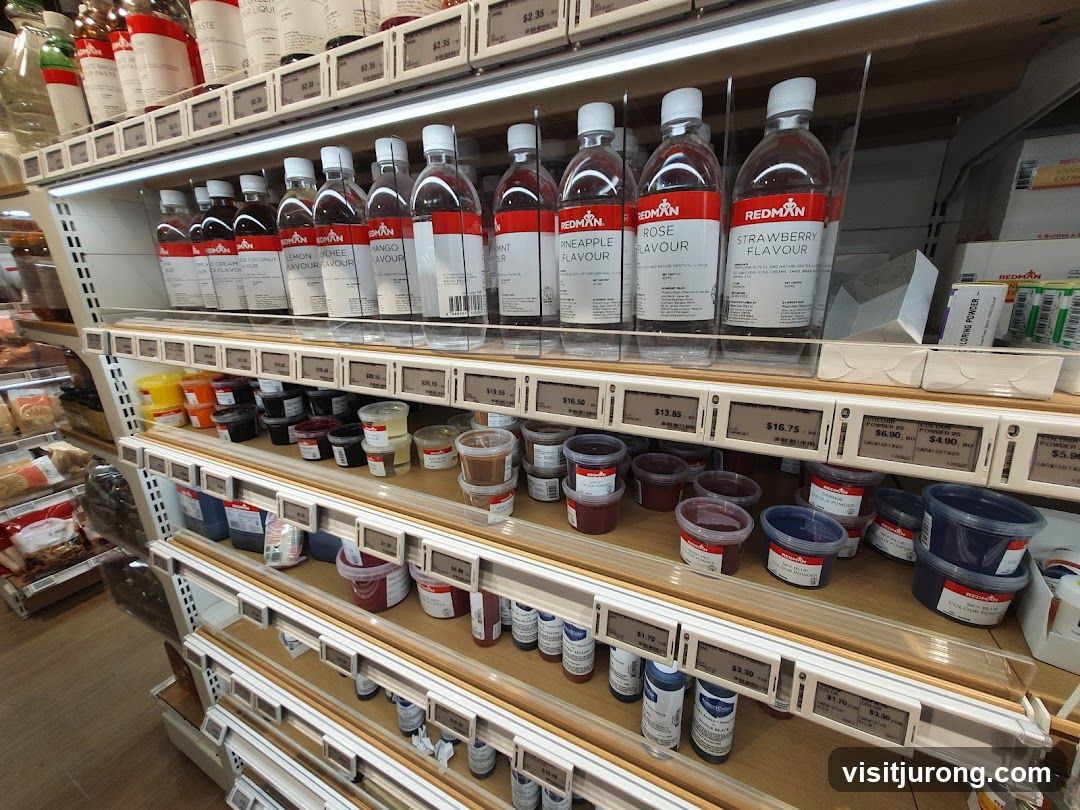 Baking Ingredients Display