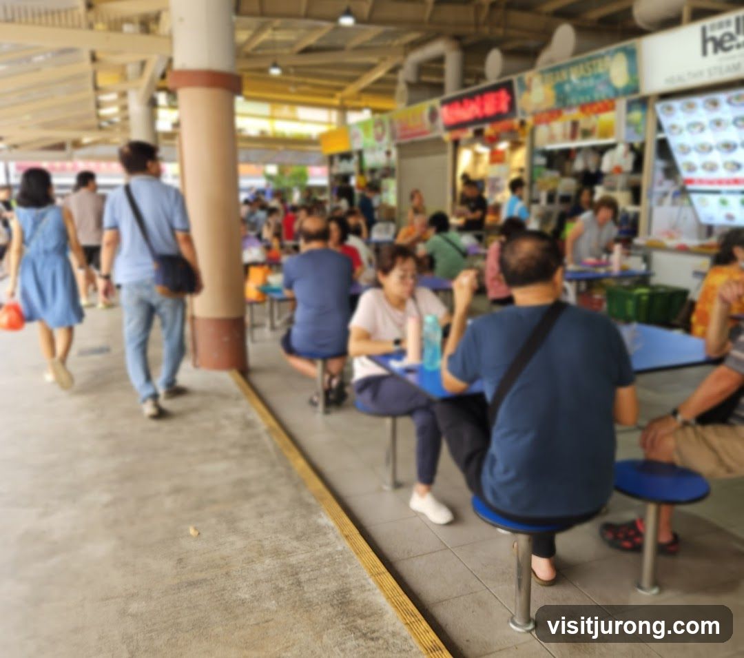 Busy Food Court