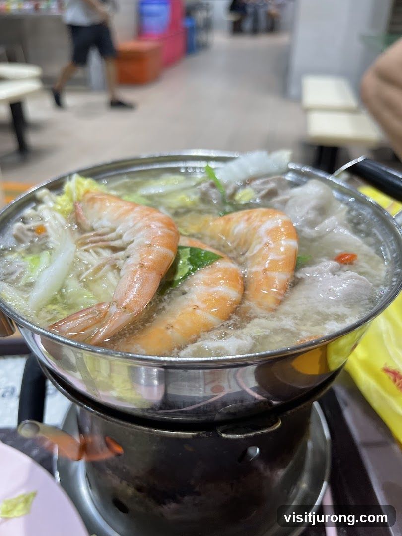 Hot Pot with Shrimp
