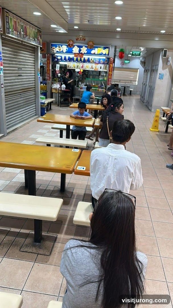 Food Stall with Seating Area
