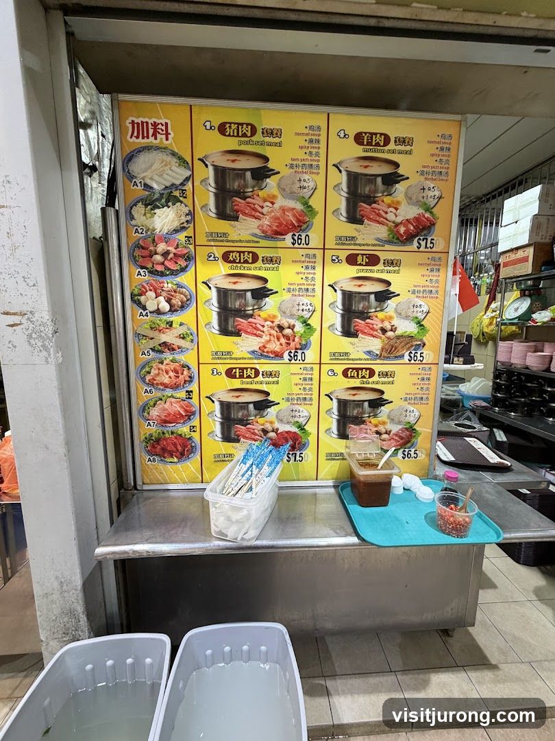 Hot Pot Menu