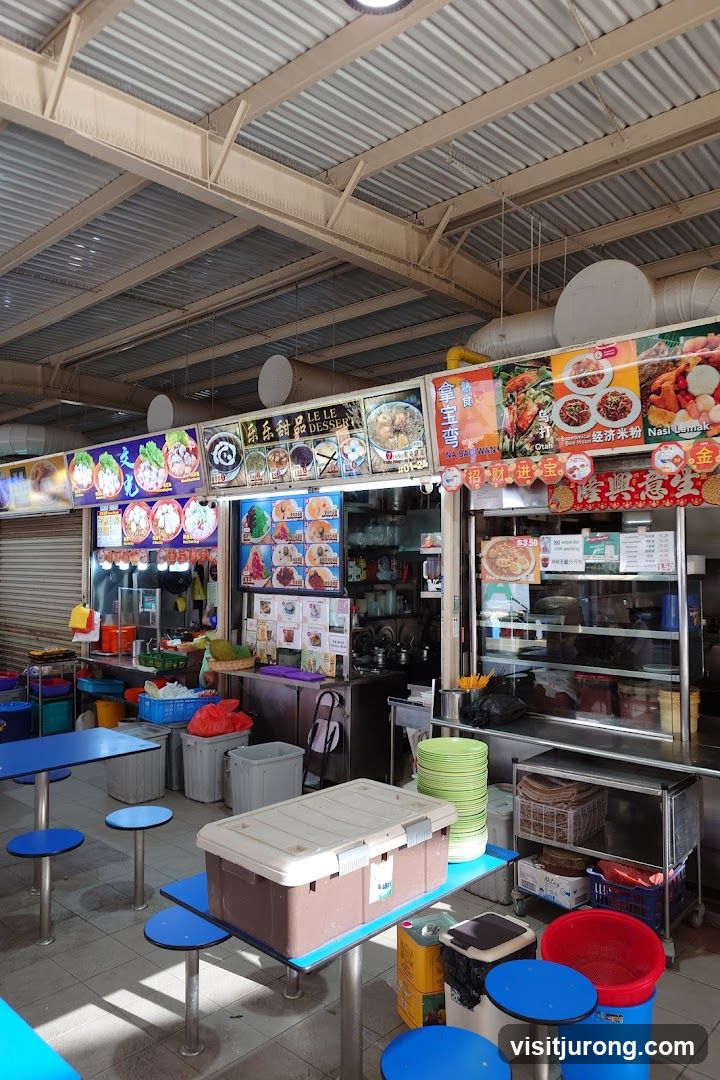 Food Stalls with Menus