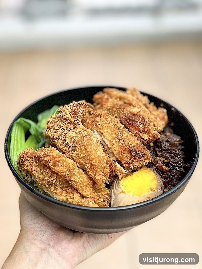 Crispy Chicken Rice Bowl