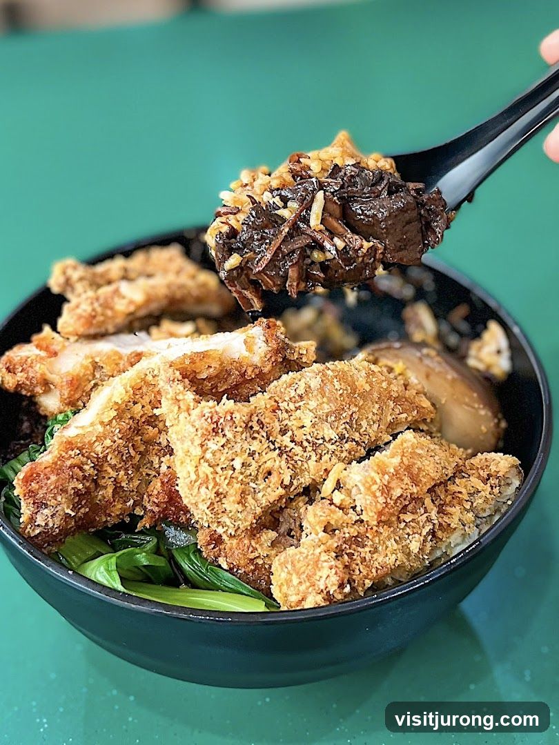 Crispy Chicken Rice Bowl