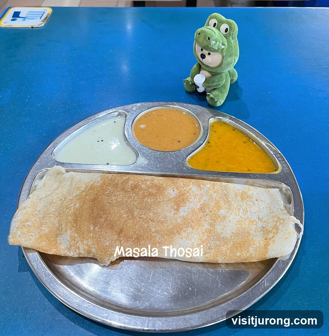 Masala Thosai with Chutneys
