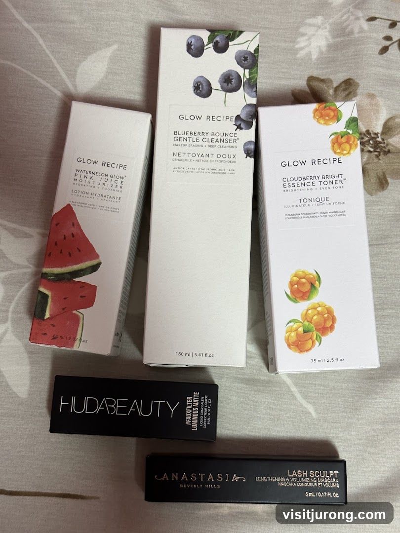 Skincare and Makeup Products