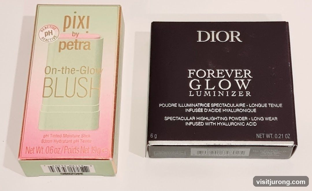 Pixi and Dior Makeup Products