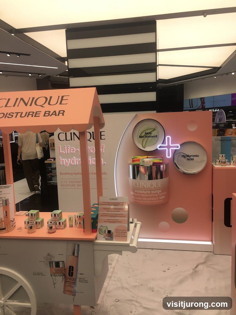 Clinique Moisture Bar Display