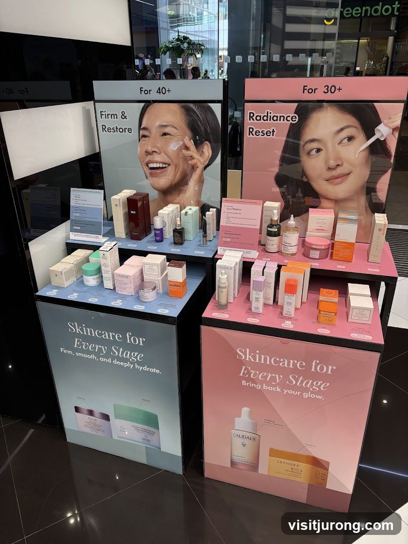 Skincare Display