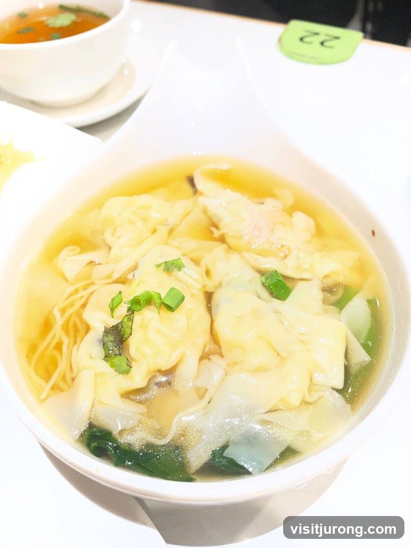 Wonton Noodle Soup