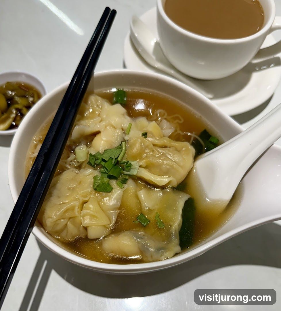 Wonton Noodle Soup and Drink