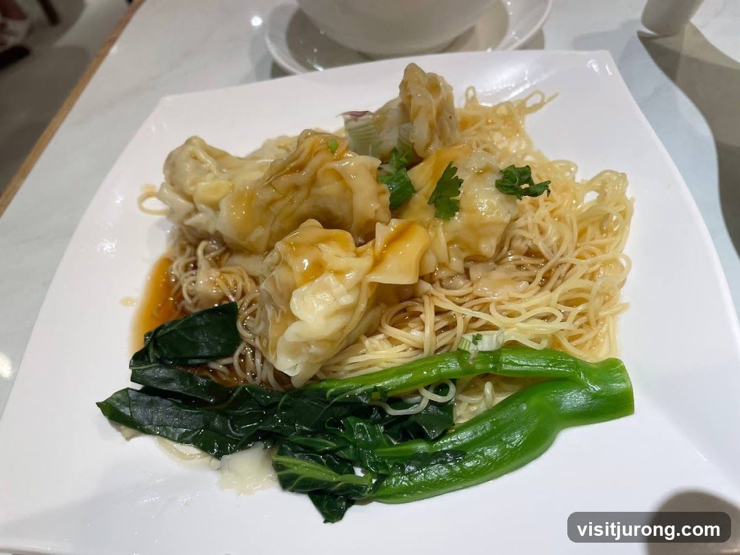 Wonton Noodles with Greens
