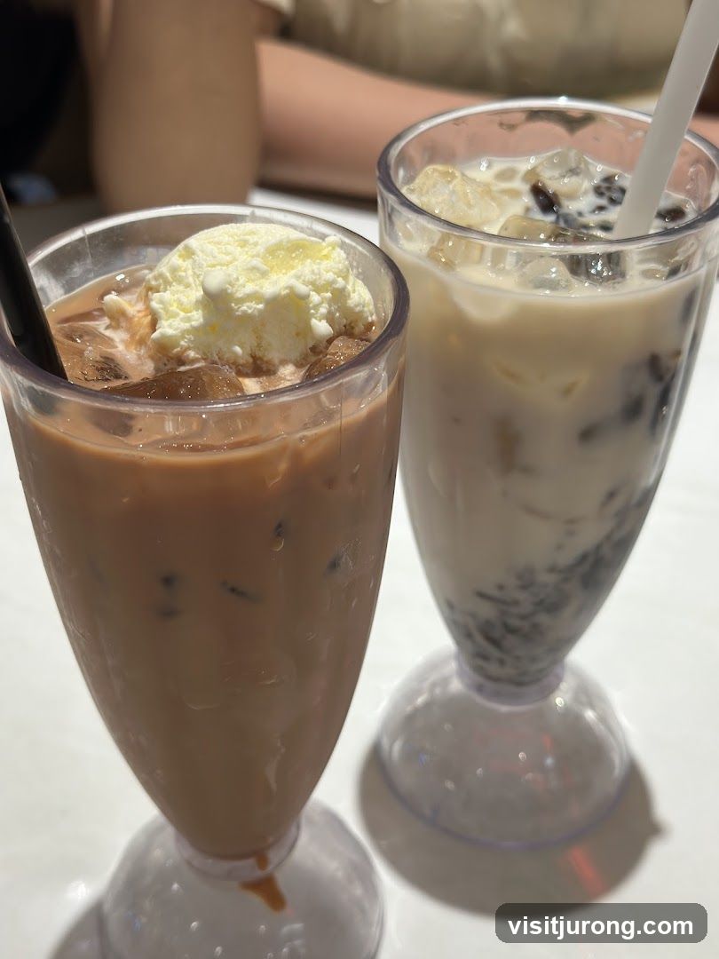 Two Iced Drinks