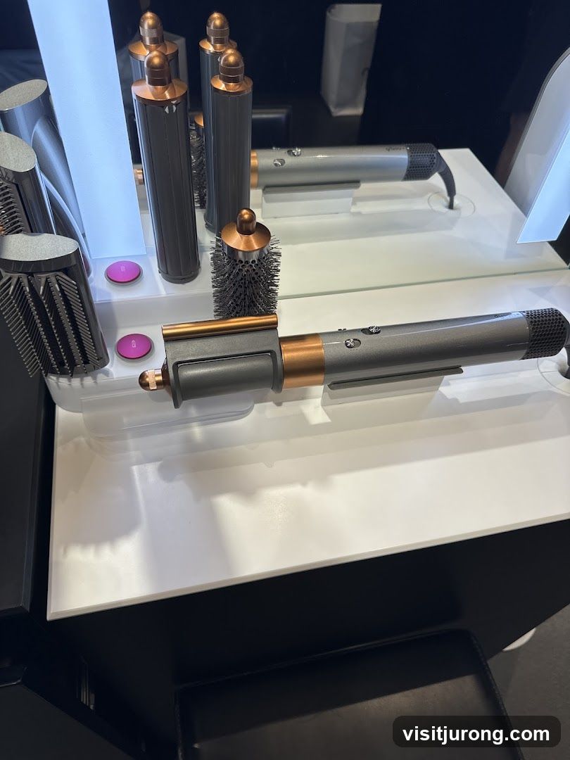 Hair Styling Tools Display