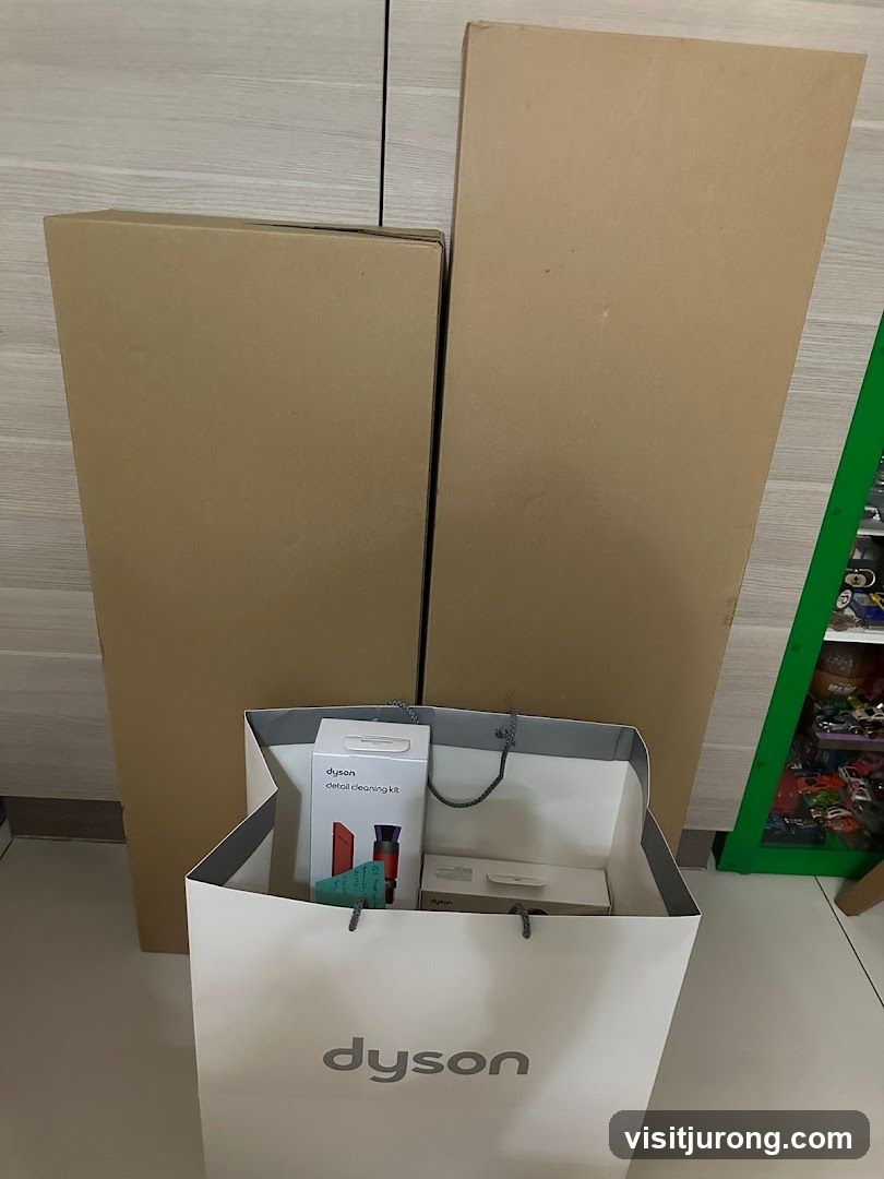 Dyson Shopping Bag and Boxes