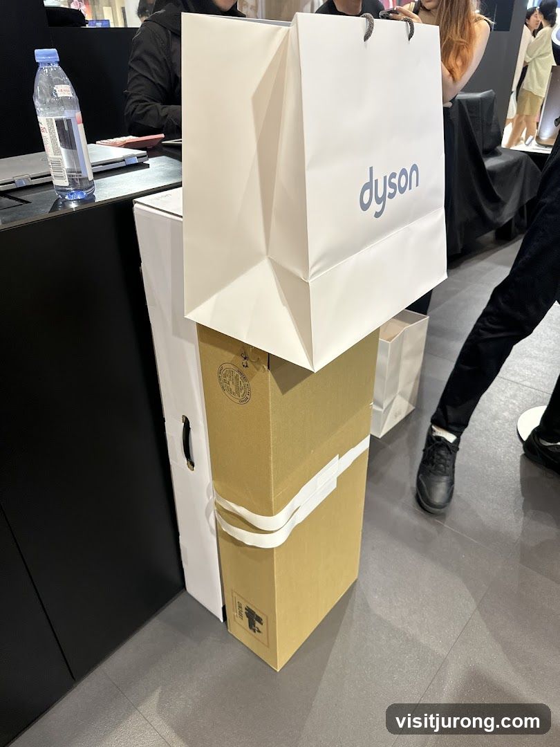 Dyson Shopping Bag and Boxes