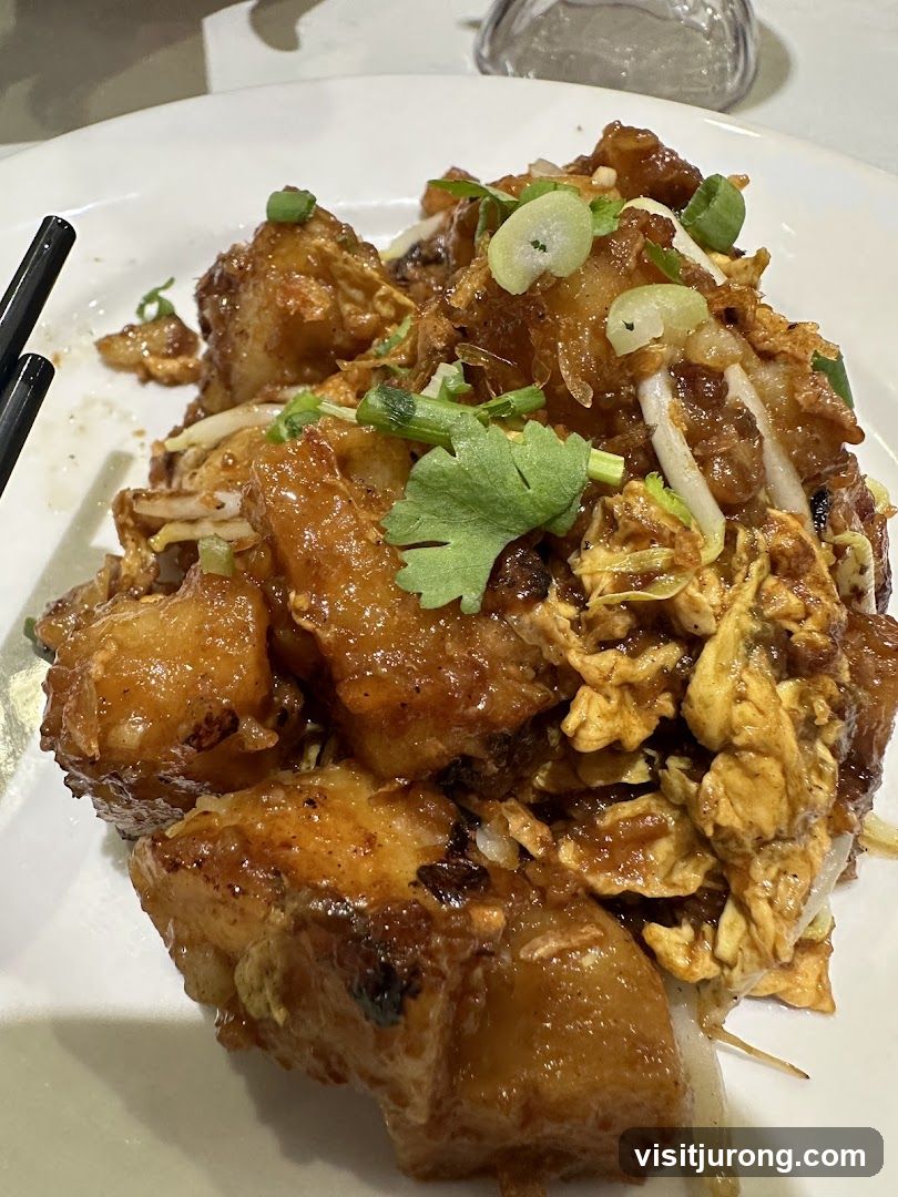 Fried Turnip Cake with Egg
