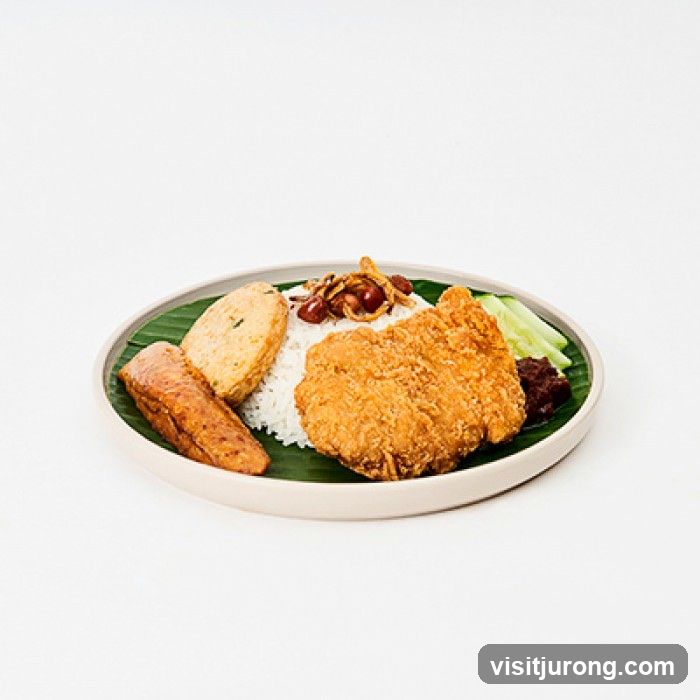Fried Chicken Nasi Lemak