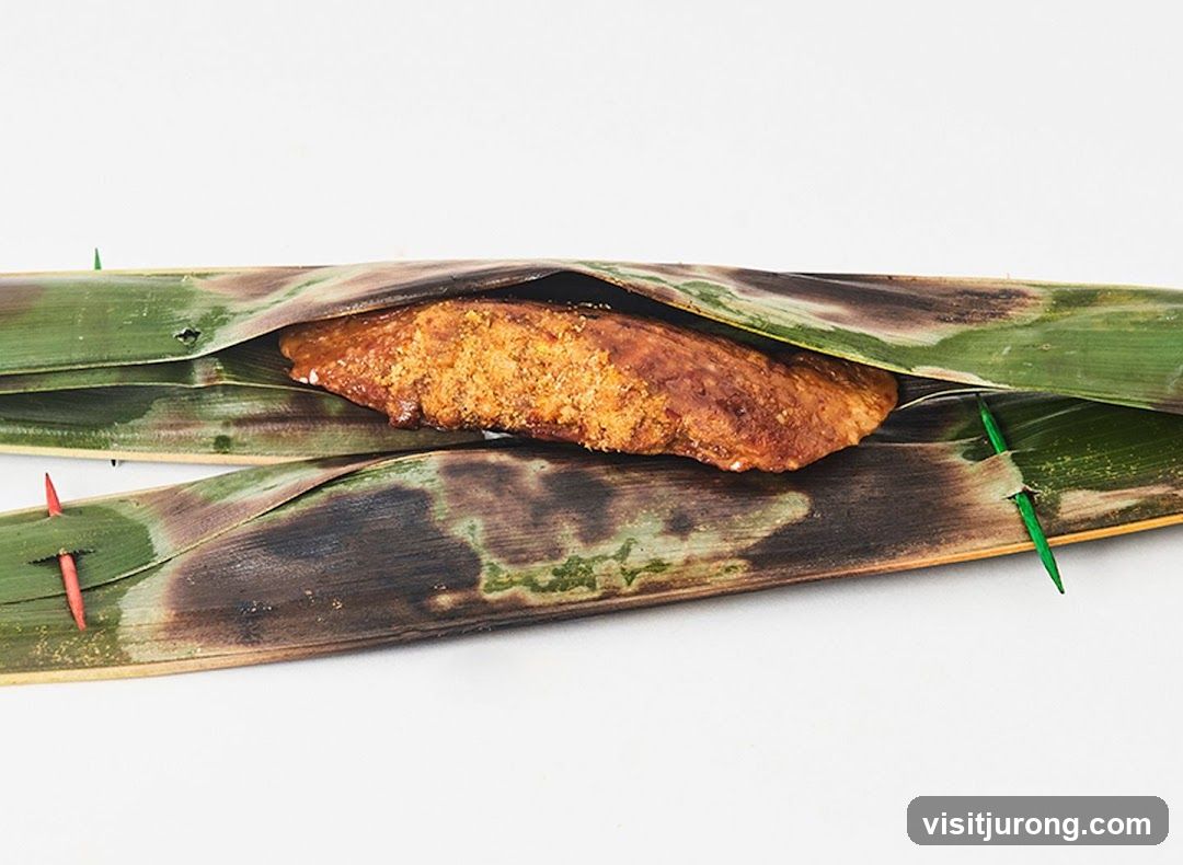 Grilled Food Wrapped in Leaves