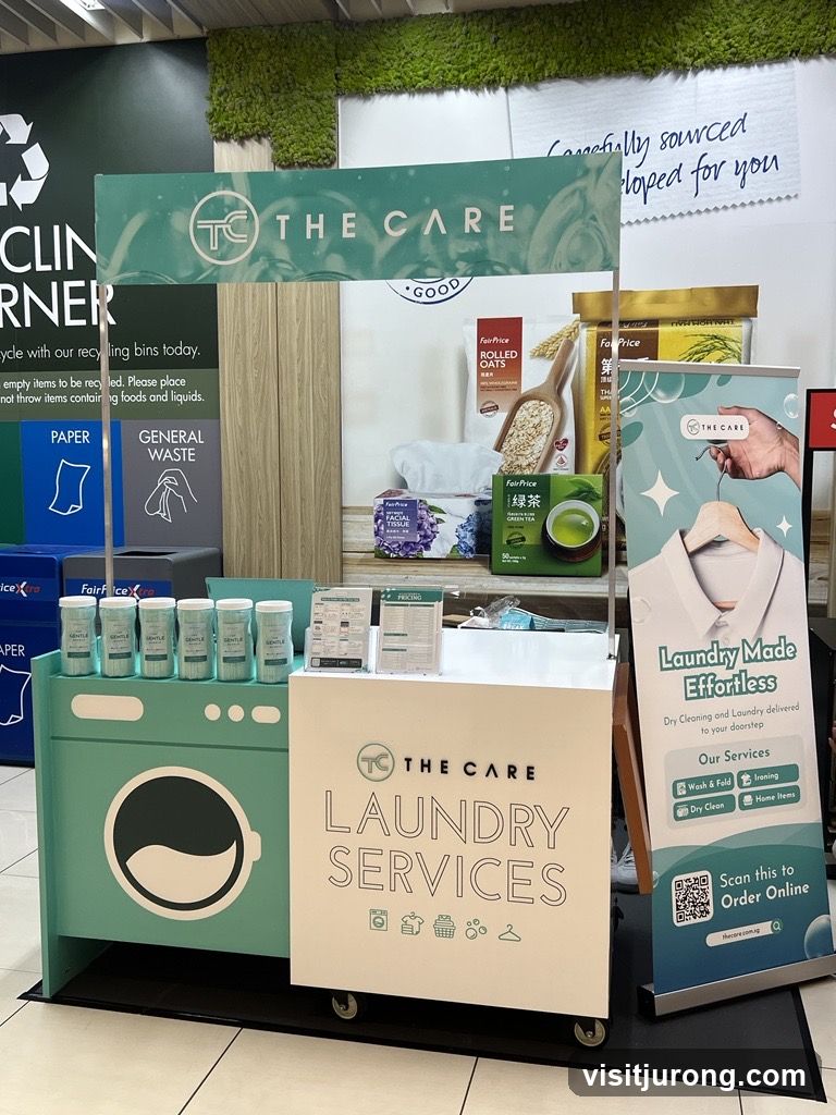 The Care Laundry Services Booth