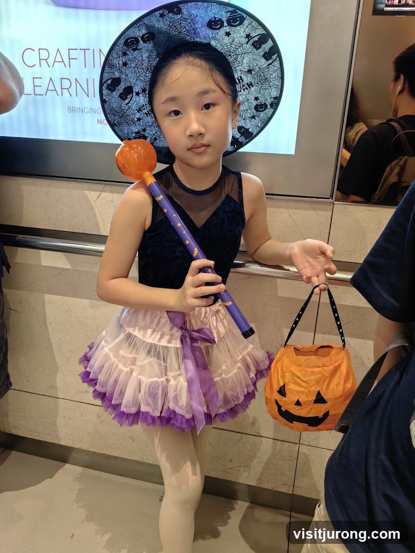 Girl in Halloween Costume