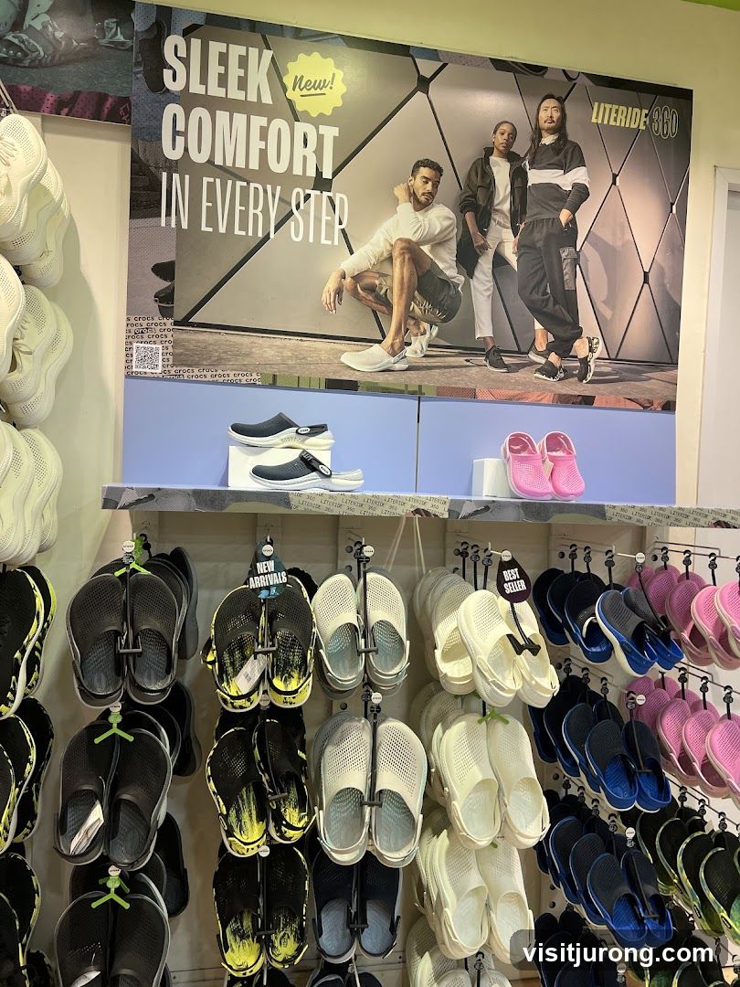 Crocs Shoes Display