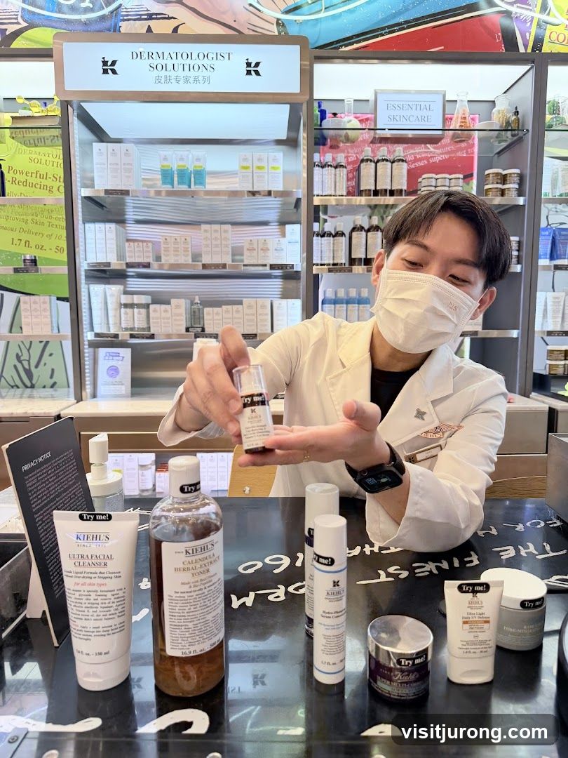 Skincare Products Display